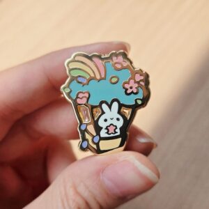 Daydreamers Enamel Pin: Rainyday Blues