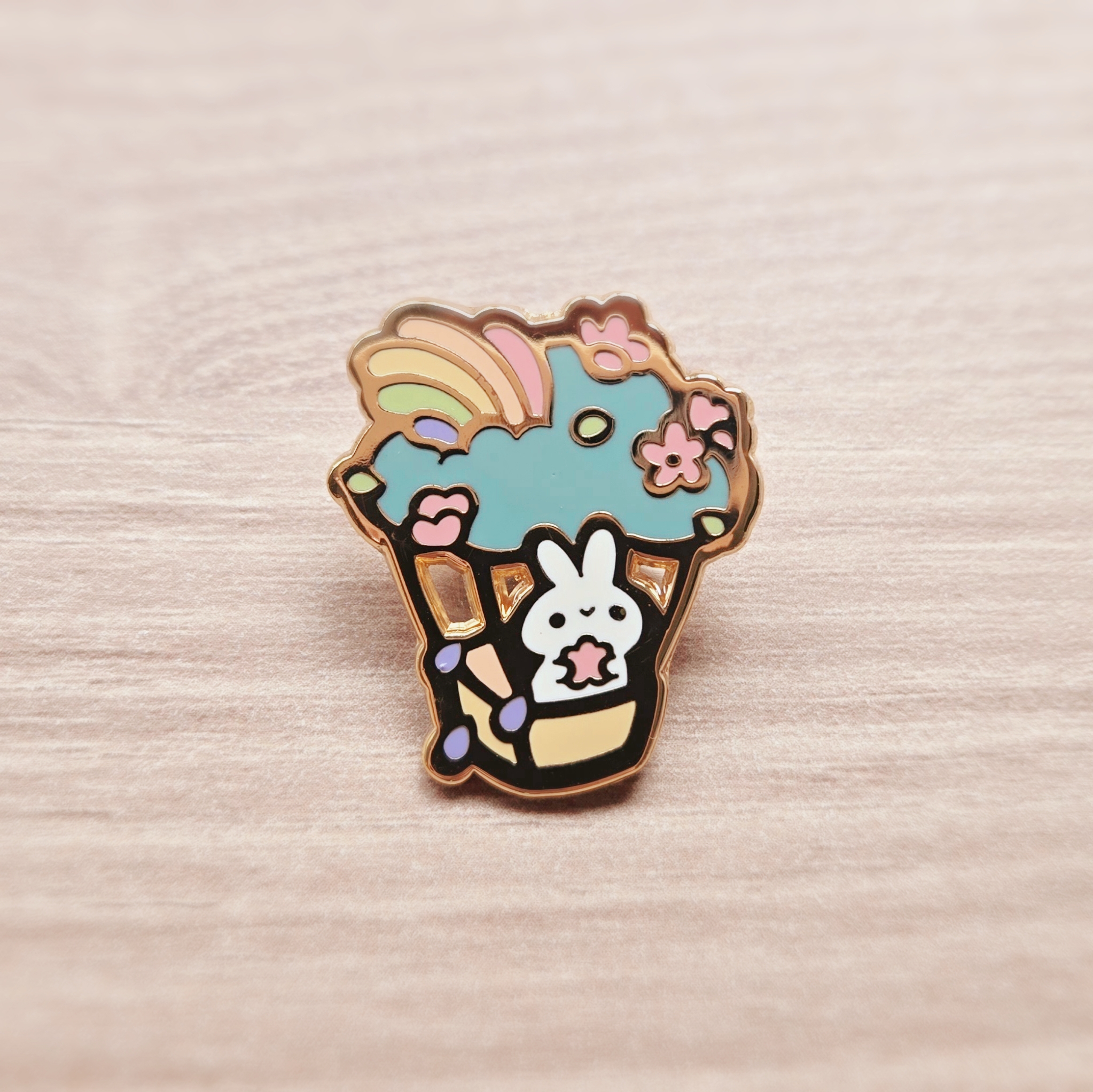 Daydreamers Enamel Pin: Rainyday Blues - Image 2